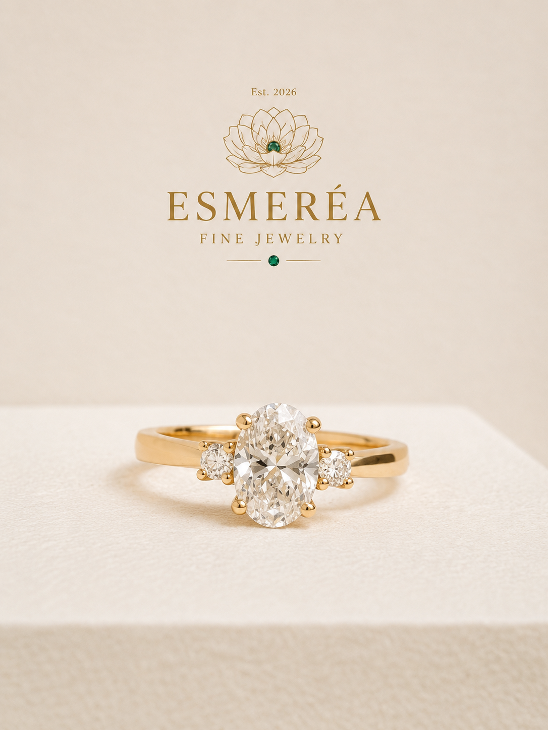 18K Gold Diamond Ring
