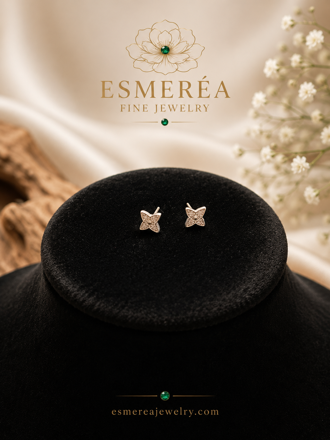 Small Star 925 Sterling Silver Earrings