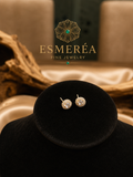 925 Sterling Silver Round Stud Earrings