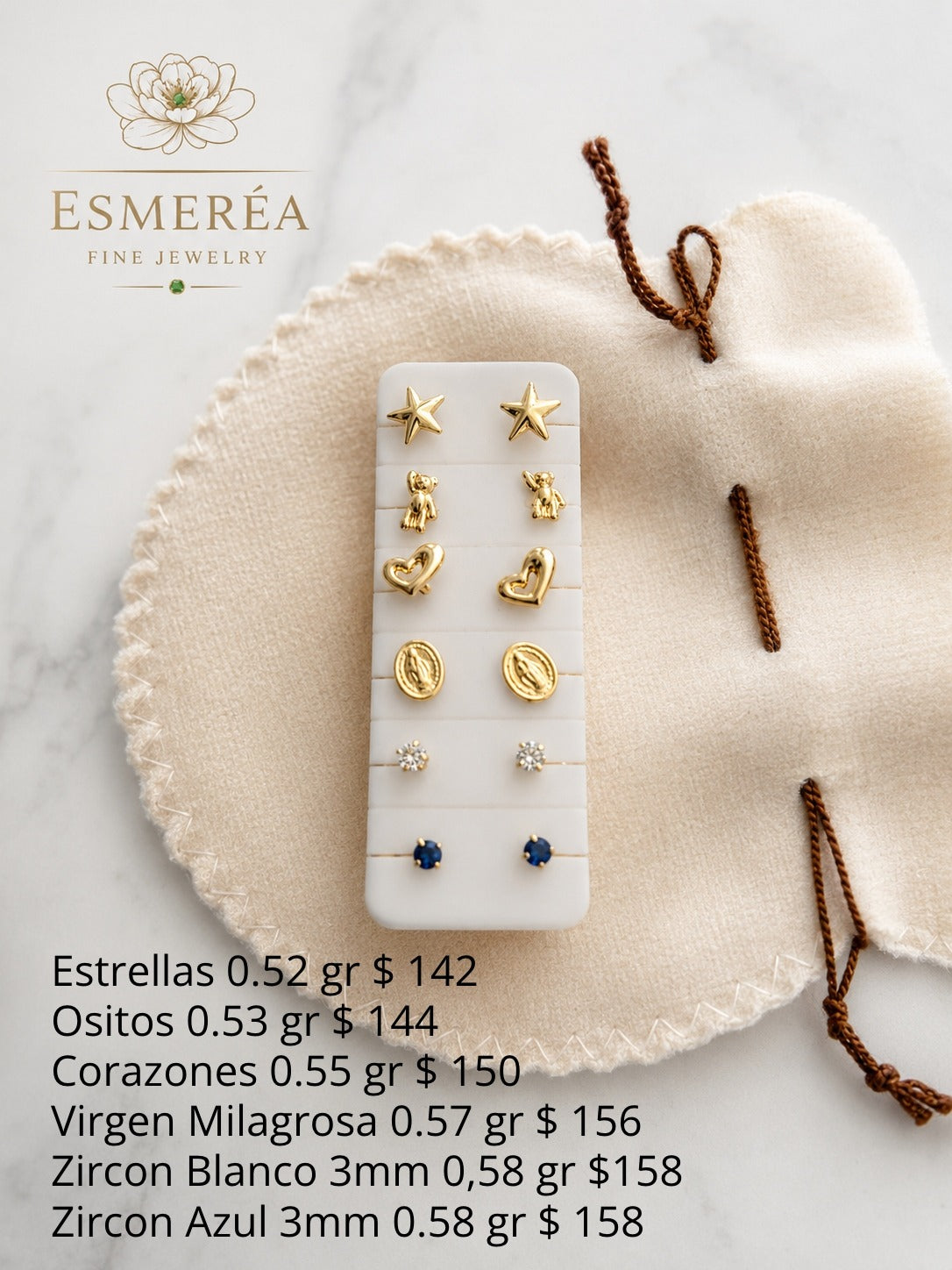 18K Gold Earrings