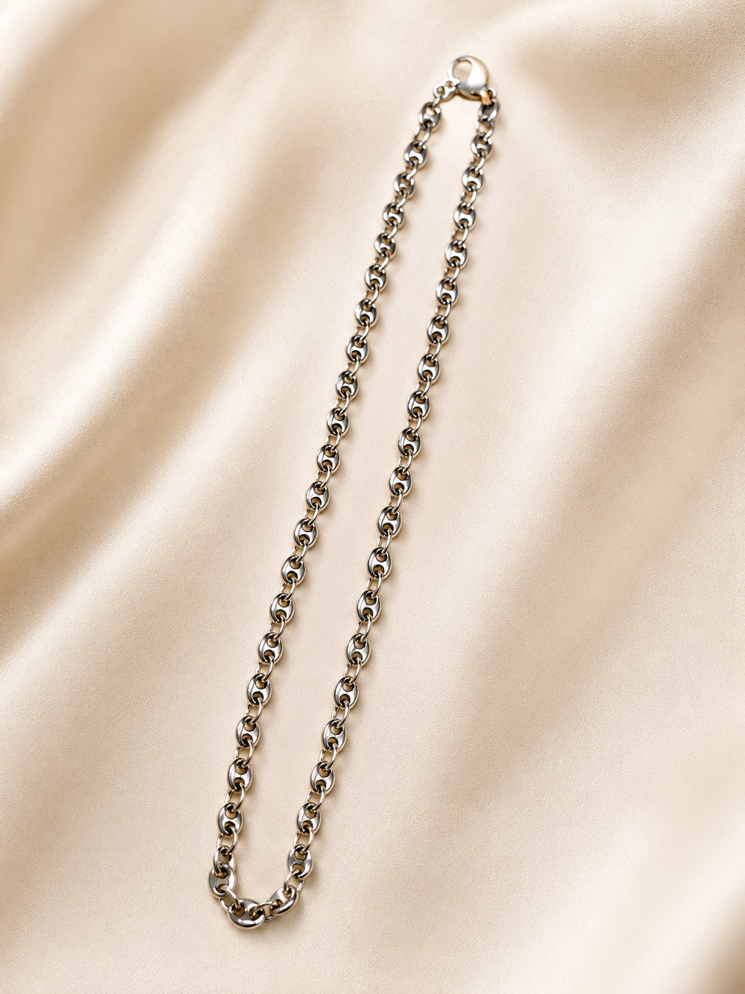 925 Silver Chain Necklace — Gucci-Inspired Design, 50 cm