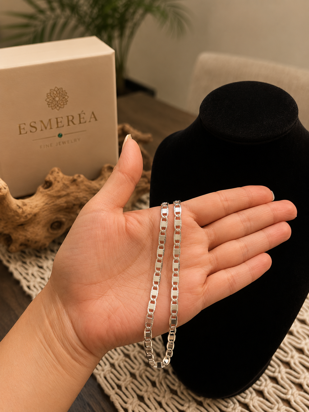 925 Silver Men Chain 60cm long