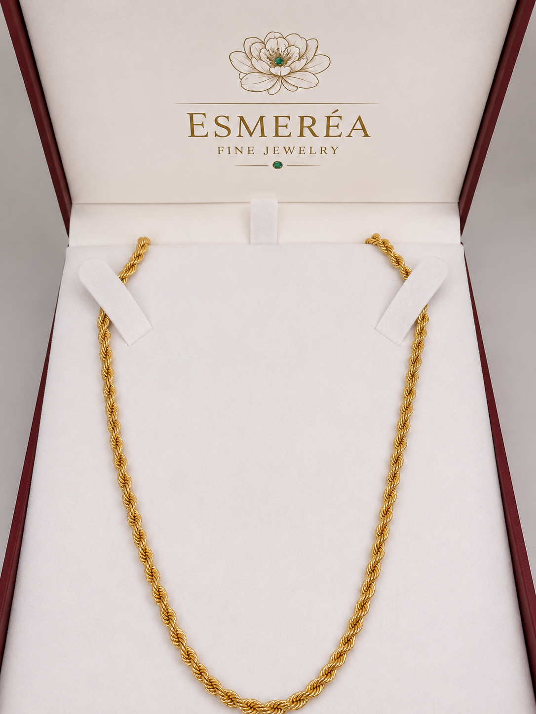 18k - 24” Long Chain Rope 8.16 gr