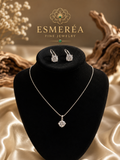925 Sterling Silver Stone Set — Necklace, Earrings & Pendant